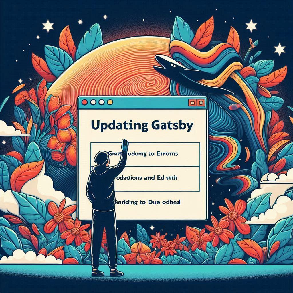 Cover Image for Gatsbyをupdateしたら出たエラーと対処