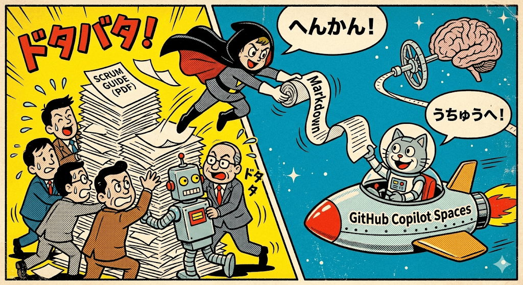 Cover Image for スクラムガイドをMarkdown変換して、GitHub Copilot Spacesで利用する